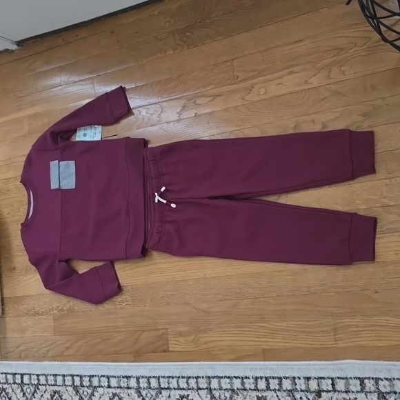 OKIE DOKIE TODDLER BOYS BURGUNDY 2 PIECE SET SIZE 4T - Picture 9 of 14